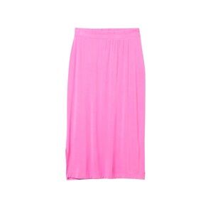 NWOT-Amazon Essentials Women's Pink Pull-On Knit Midi Skirt. Size XXL.